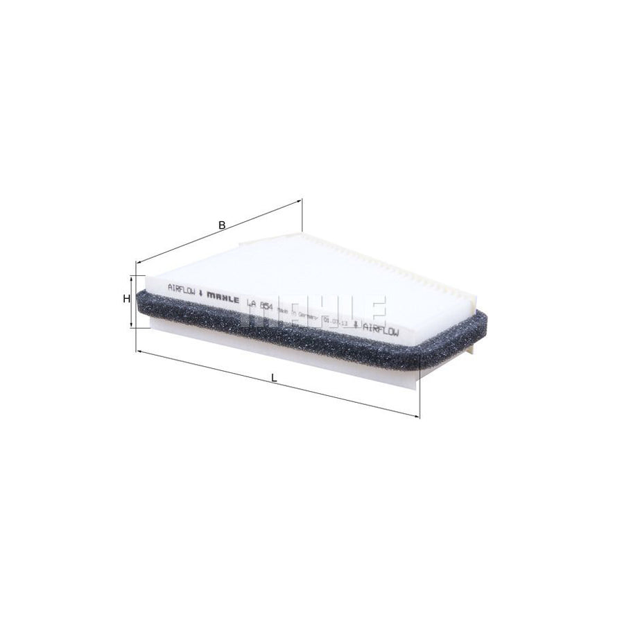 MAHLE ORIGINAL LA 854 Pollen filter Particulate Filter