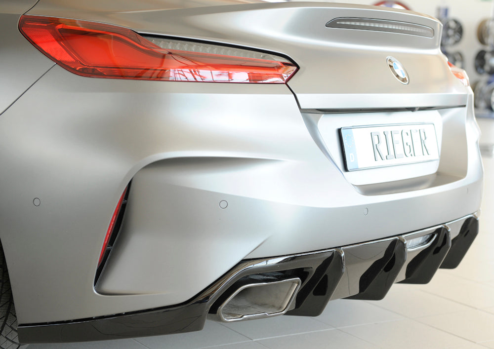 Rieger 00088215 BMW Z4 G4Z/G29 Rear Diffuser for Original Tailpipe Left & RIght - Glossy Black