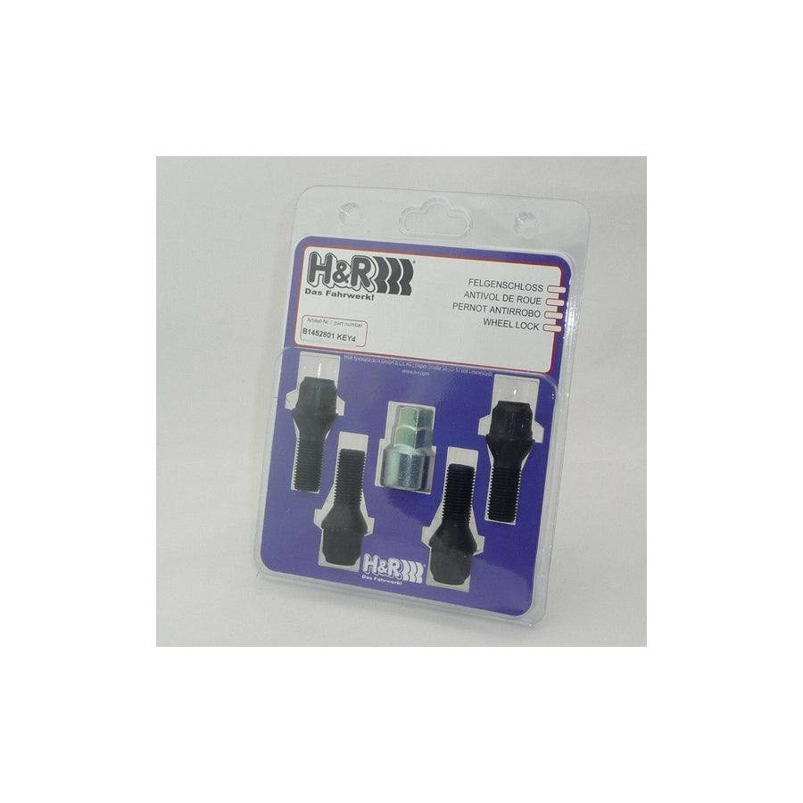 H&R B1452801KEY4 Wheel Bolt
