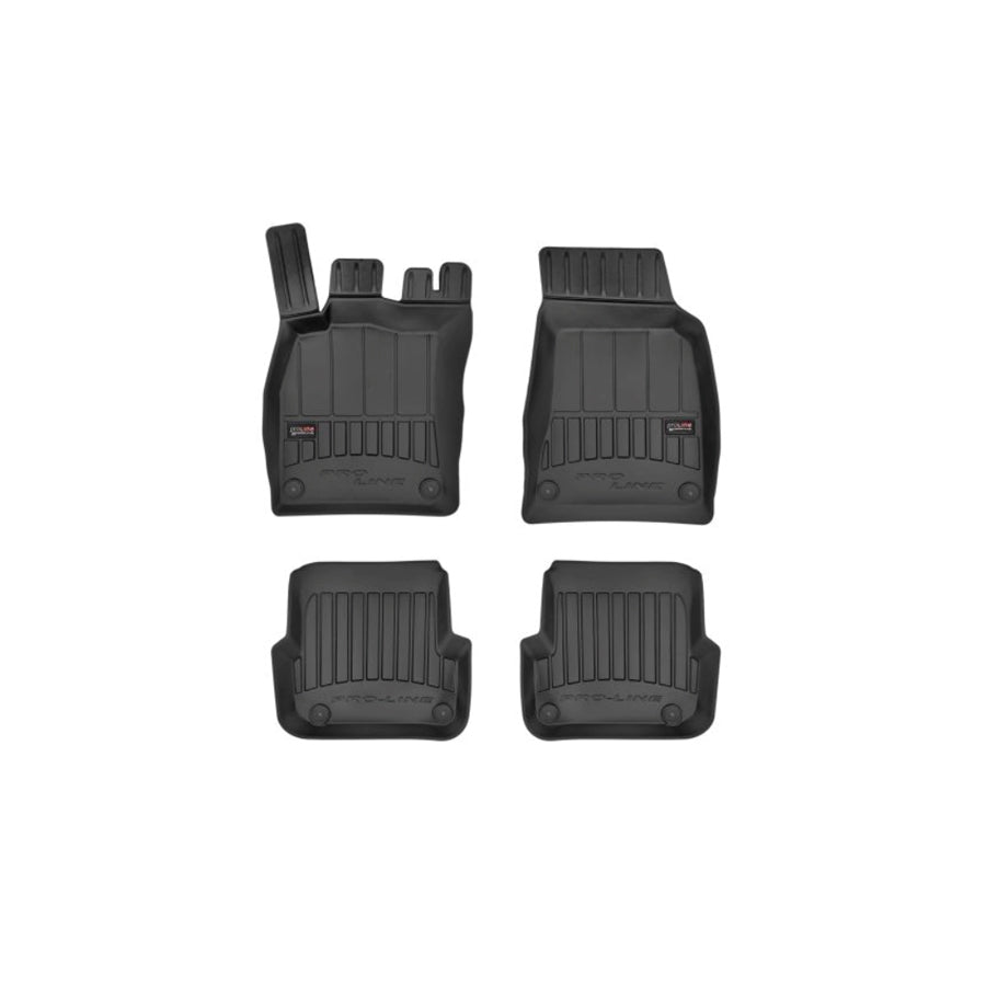 FROGUM 3D408852 Floor mat set for AUDI A6 Elastomer, Front and Rear, Quantity: 4, Black