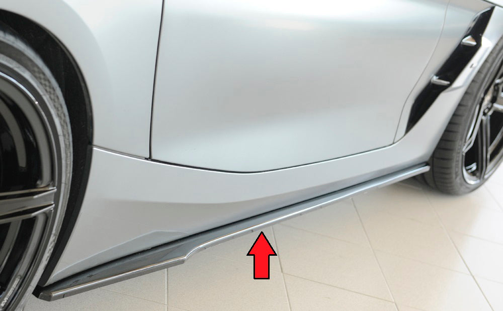 Rieger 00088214 BMW Z4 G4Z G29 Right Side Skirt Splitter - Glossy Black