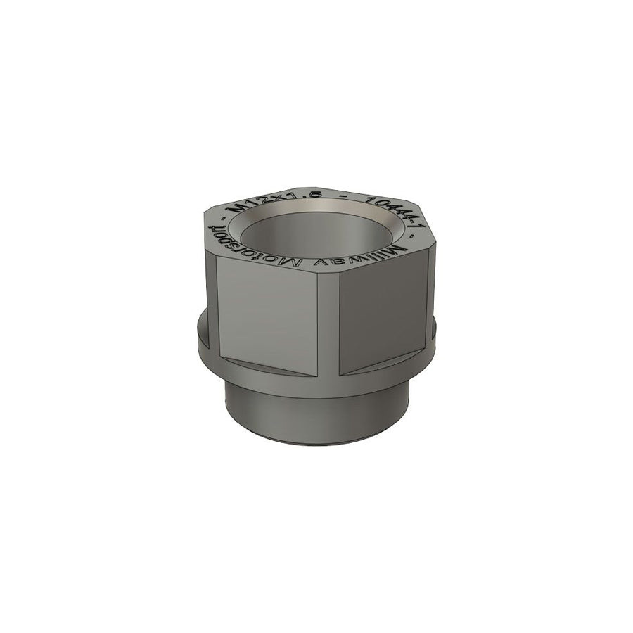 Millway Motorsport MW10444-1 BMW Damper Nut for Uniball Camber Plates – M12x1.5 (F2X/F3X 1/2/3/4 Series)