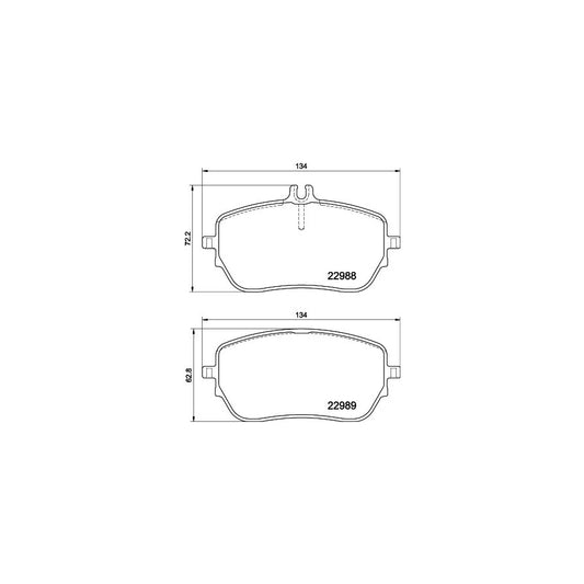 Hella 8DB 355 037 961 Brake Pad Set Prepared For Wear Indicator With Brake Caliper Screws With Accessories