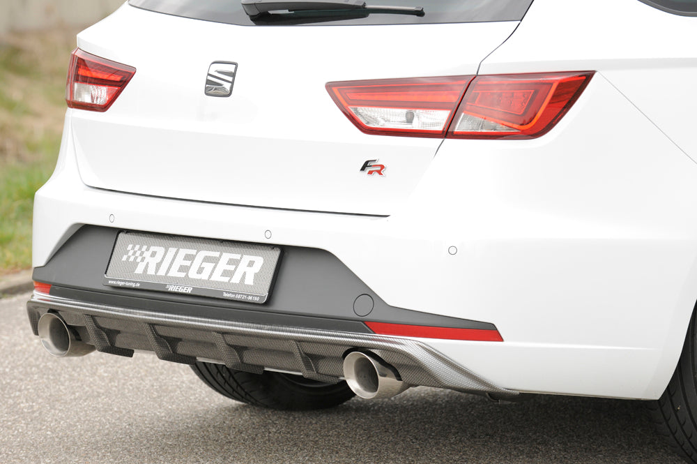 Rieger 00099285 SEAT 5F Leon FR Rear Diffuser
