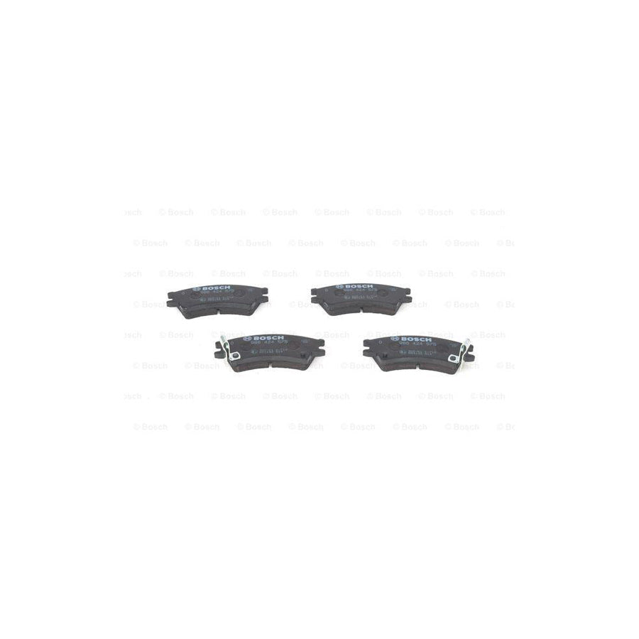 Bosch 0986424575 Brake Pad Set For Hyundai Amica Atoz Mx With Acoustic Wear Warning With Anti Squeak Plate BP321