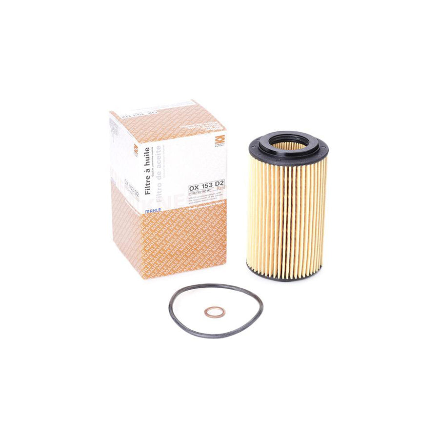MAHLE ORIGINAL OX 153D2 Oil Filter Filter Insert