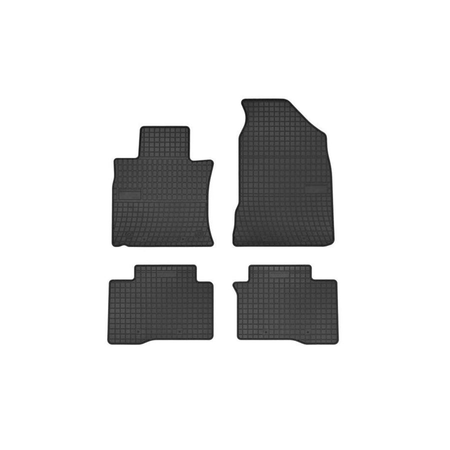 FROGUM Tailored 547617 Floor mat set for SSANGYONG Tivoli Off-Road Elastomer, Front and Rear, Quantity: 4, Black, (LHD)