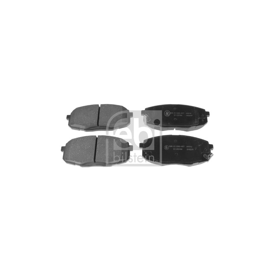 Febi Bilstein 175206 Brake Pad Set For Kia Cerato Front Axle With Acoustic Wear Warning