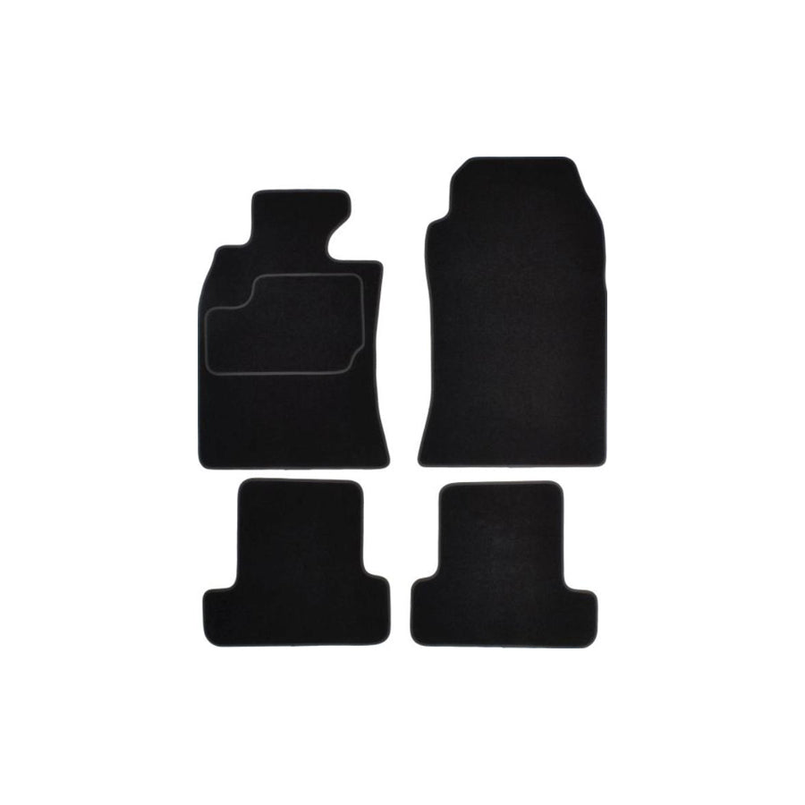 MAMMOOTH A041 MIN30 PRM 01 Floor mat set for MINI Convertible (R52) Textile, Front and Rear, Quantity: 4, Black