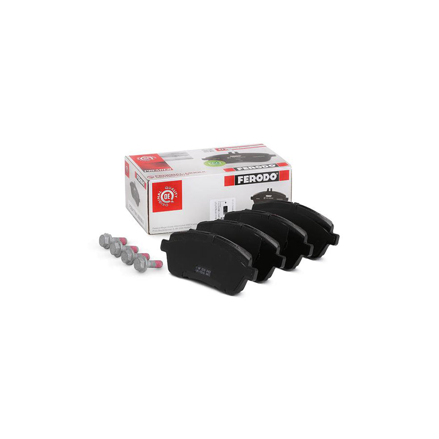 Ferodo Fdb4179W Brake Pad Set Premier Not Prepared For Wear Indicator With Brake Caliper Screws