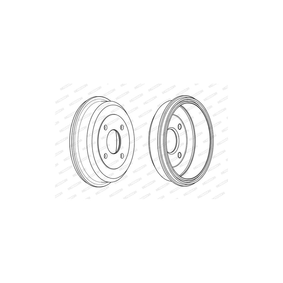 Ferodo Sl Fsl1956 Brake Pad Set With Acoustic Wear Warning With Piston Clip