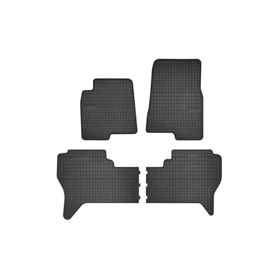 FROGUM Tailored 546276 Floor mat set for MITSUBISHI Pajero / Shogun III (V60) Elastomer, Front and Rear, Quantity: 4, Black, (LHD)