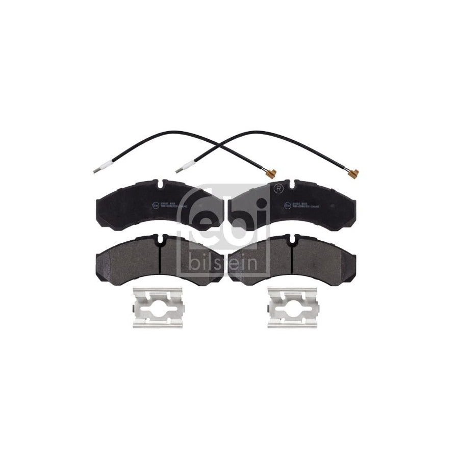 Febi Bilstein 116255 Brake Pad Set Front Axle Incl Wear Warning Contact