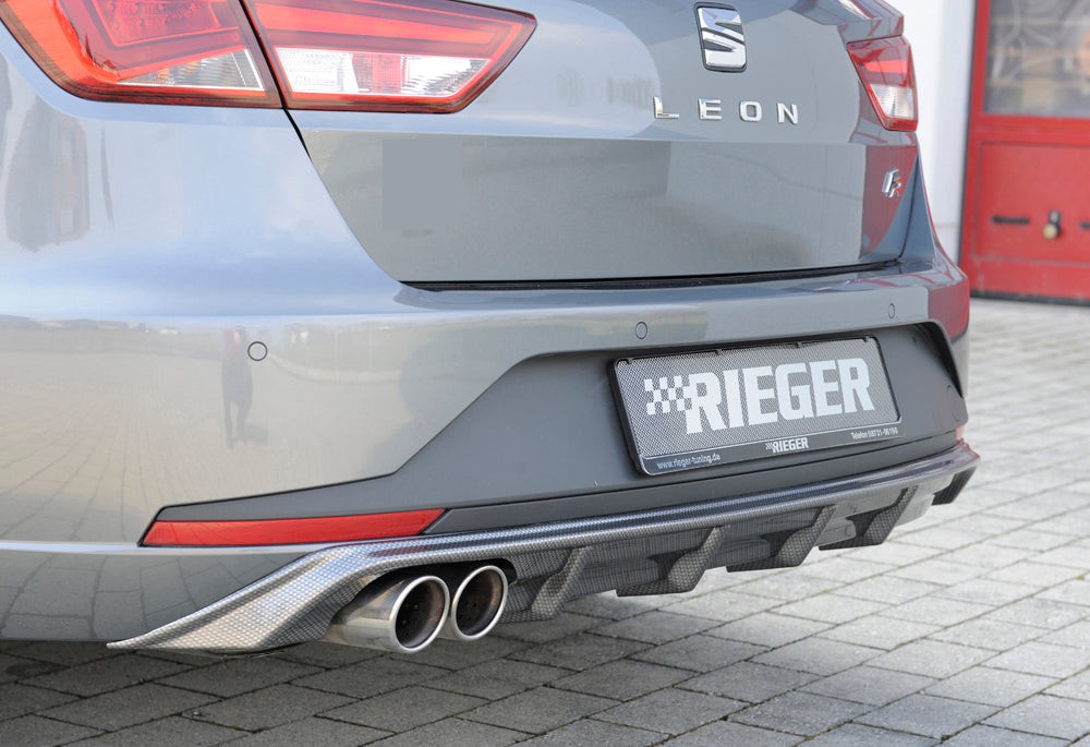 Rieger 00099284 SEAT 5F Leon FR Rear Diffuser