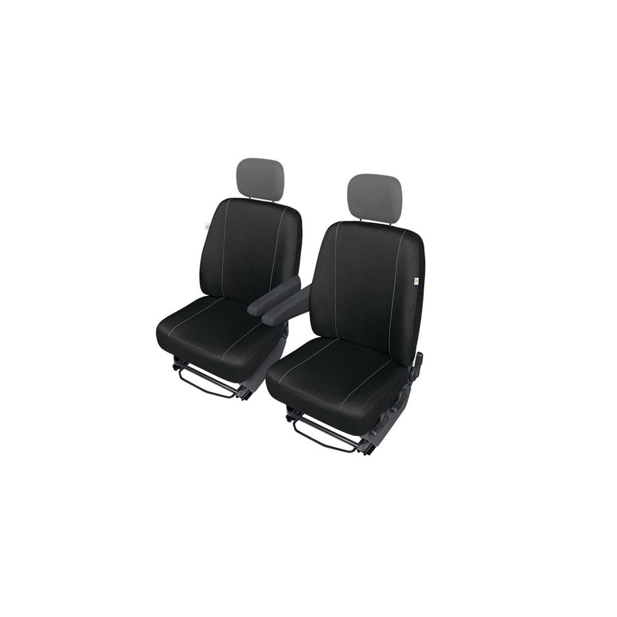 KEGEL Tailor Made 5-1617-219-4010 Car seat cover Black, Polyester, PU (Polyurethane), Front