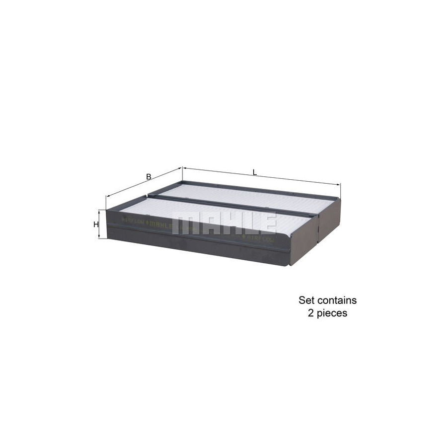 MAHLE ORIGINAL LA 896/S Pollen filter Particulate Filter