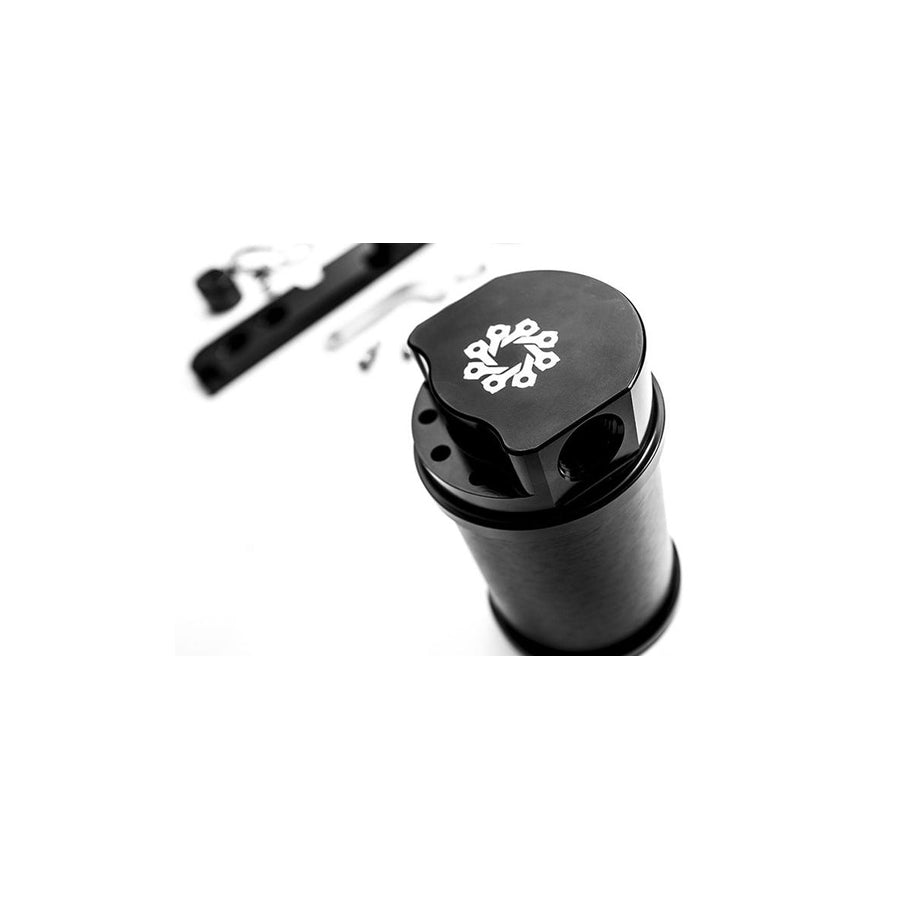 Integrated Engineering Audi Volkswagen 2.0T MK5 MK6 Recirculating Catch Can Kit For OEM Valve Cover (A3, Golf, Jetta, Passat & TT)