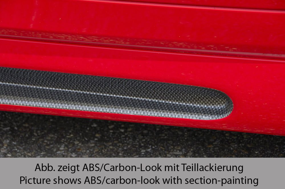 Rieger 00099301 Opel Astra G Right Side Skirt - Carbon-Look