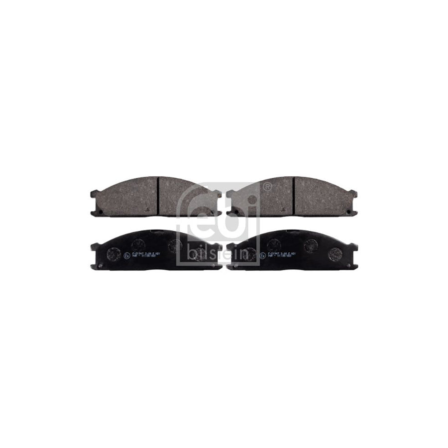 Febi Bilstein 16265 Brake Pad Set Front Axle Excl Wear Warning Contact With Acoustic Wear Warning