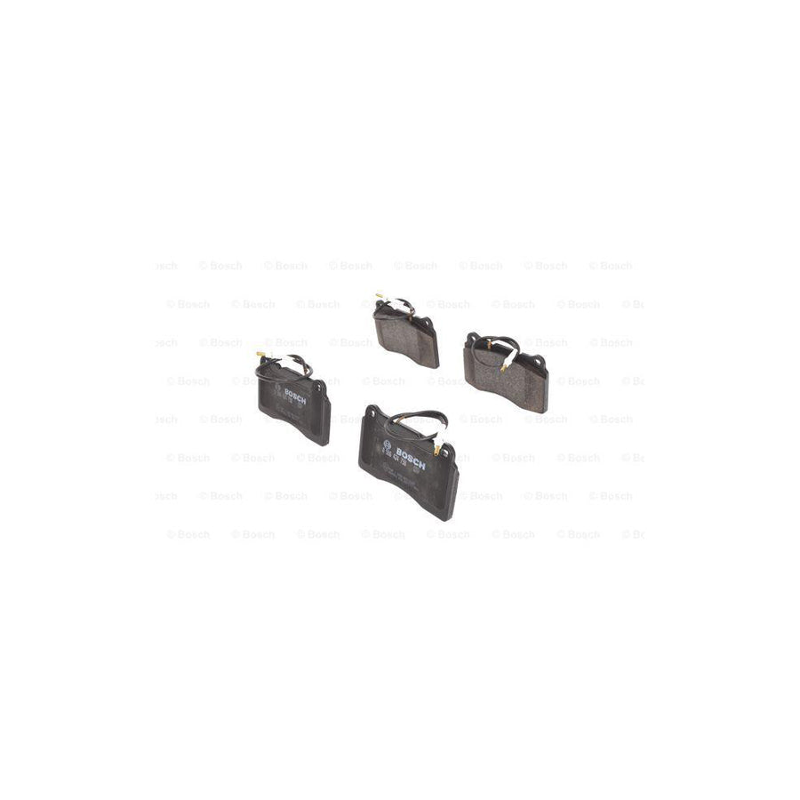 Bosch 0986424738 Brake Pad Set With Integrated Wear Sensor With Anti Squeak Plate With Mounting Manual BP447