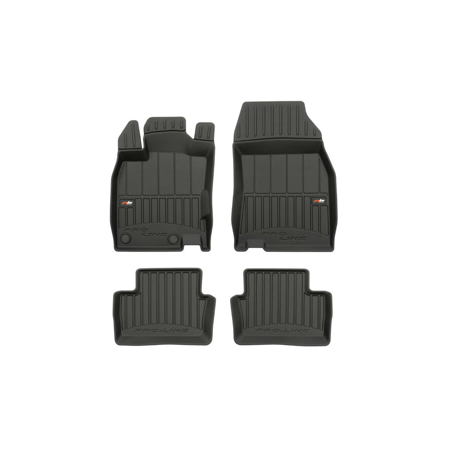 FROGUM Tailored, ProLine 3D425026 Floor mat set for RENAULT Kadjar (HA_, HL_) Elastomer, Front and Rear, Quantity: 4, Black, (LHD)