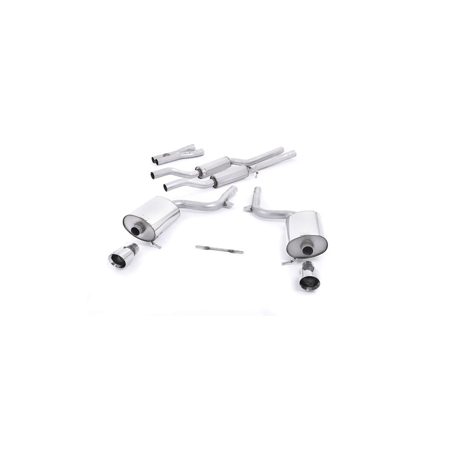 MillTek Audi A4 / S4 Resonated Cat-Back Exhaust System