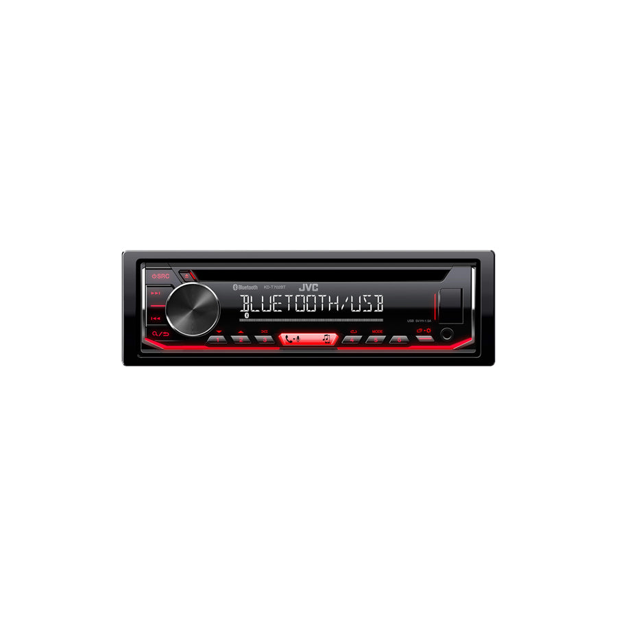 JVC KD-T702BT Car stereo 1 DIN, AOA 2.0, 12V, AAC, FLAC, MP3, WAV, WMA, CD, Spotify Control