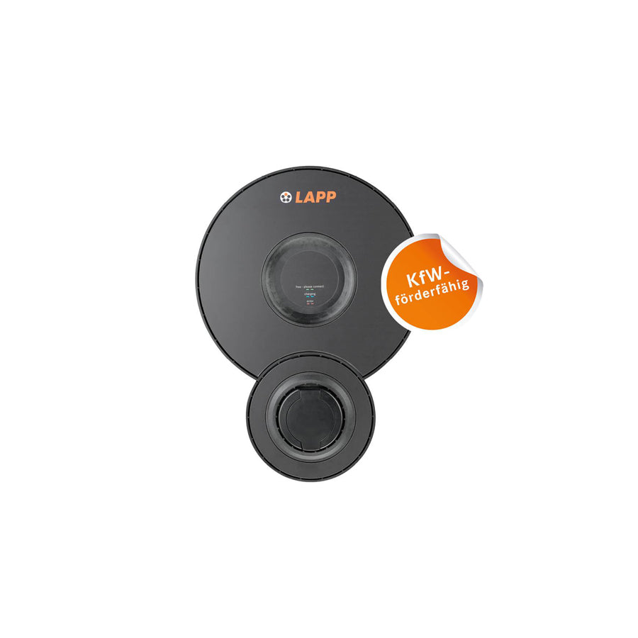 LAPP Home Pro 5555911100 Wall-mounted charging station 11 kW, Charging coupler type 2, Phases 3, 16A, 6mm? IP54, Black
