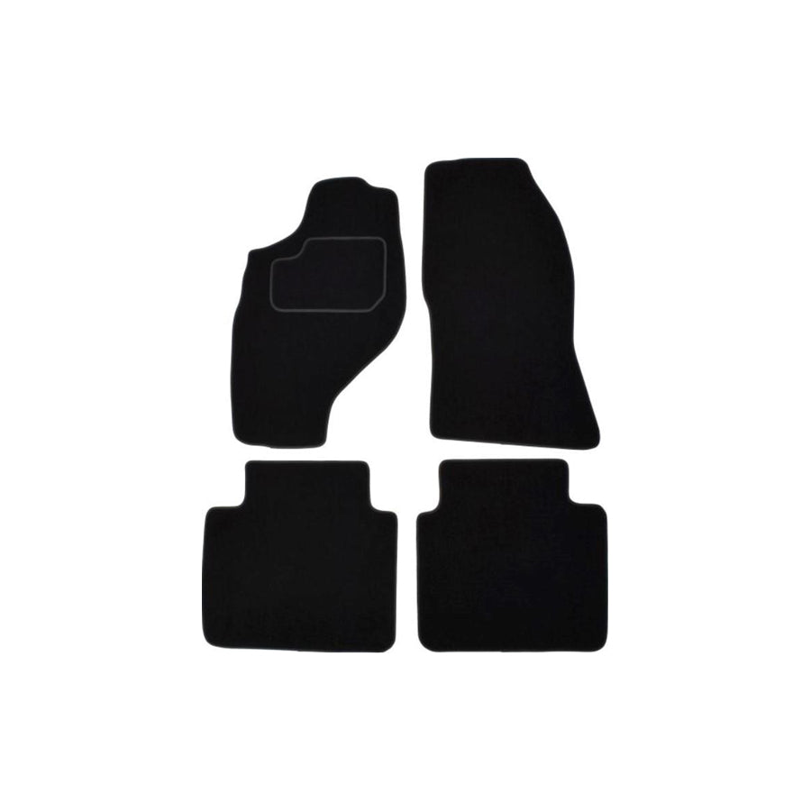 MAMMOOTH Tailored A041 NIS280 PRM 01 Floor mat set for NISSAN Terrano II Off-Road (R20) Textile, Front and Rear, Quantity: 4, Black