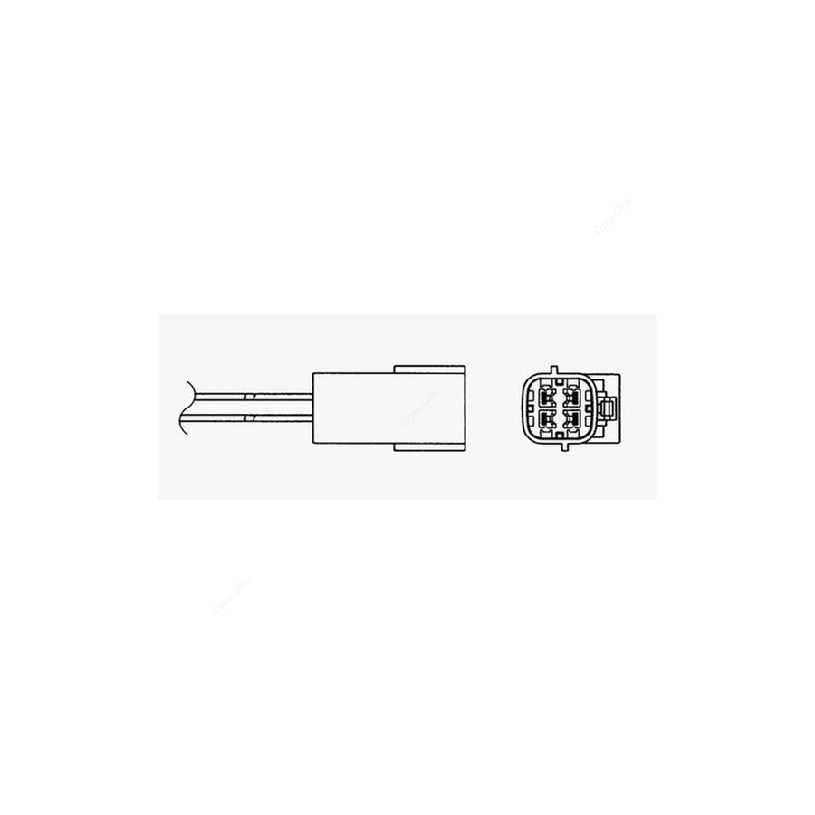 NTK Lambda Sensor - Oxygen / O2 Sensor OZA610-N5 (NGK 1434)