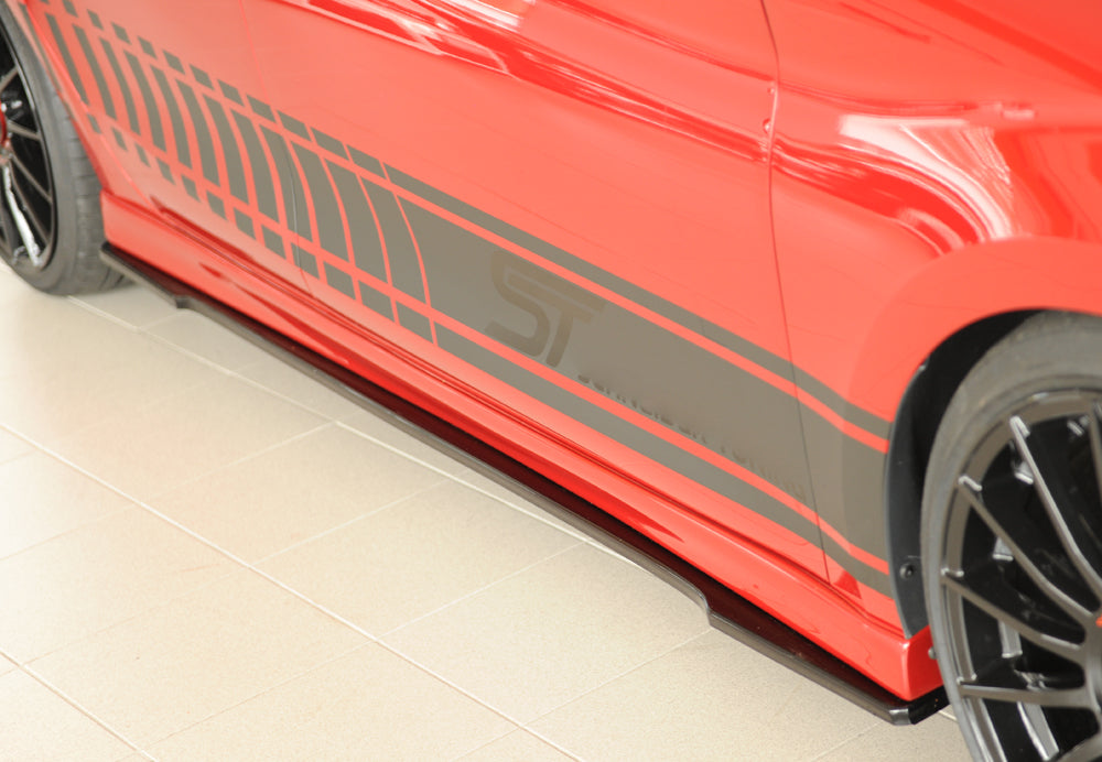 Rieger 00088222 Seat Leon KL Right Side Skirt Splitter - Glossy Black
