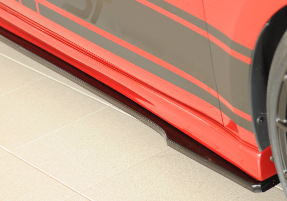 Rieger 00088222 Seat Leon KL Right Side Skirt Splitter - Glossy Black
