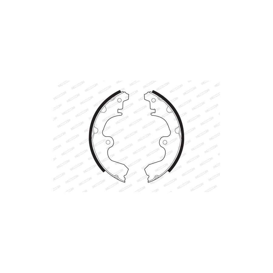 FERODO PREMIER FSB497 Brake Shoe Set with accessories