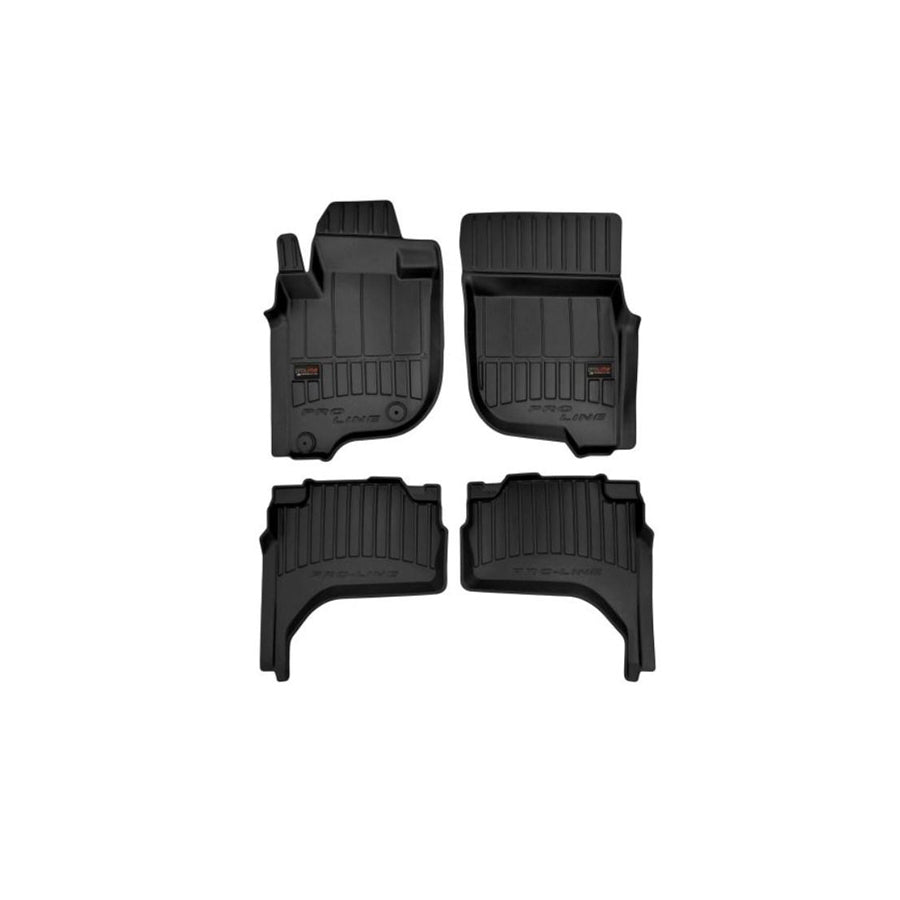 FROGUM Tailored 3D409347 Floor mat set for MITSUBISHI L 200 Elastomer, Front and Rear, Quantity: 4, Black, (LHD)