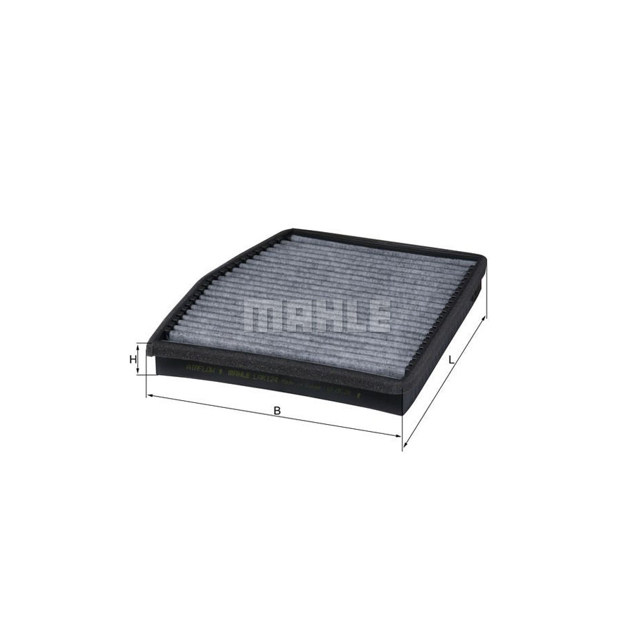 MAHLE ORIGINAL LAK 124 Pollen filter Activated Carbon Filter