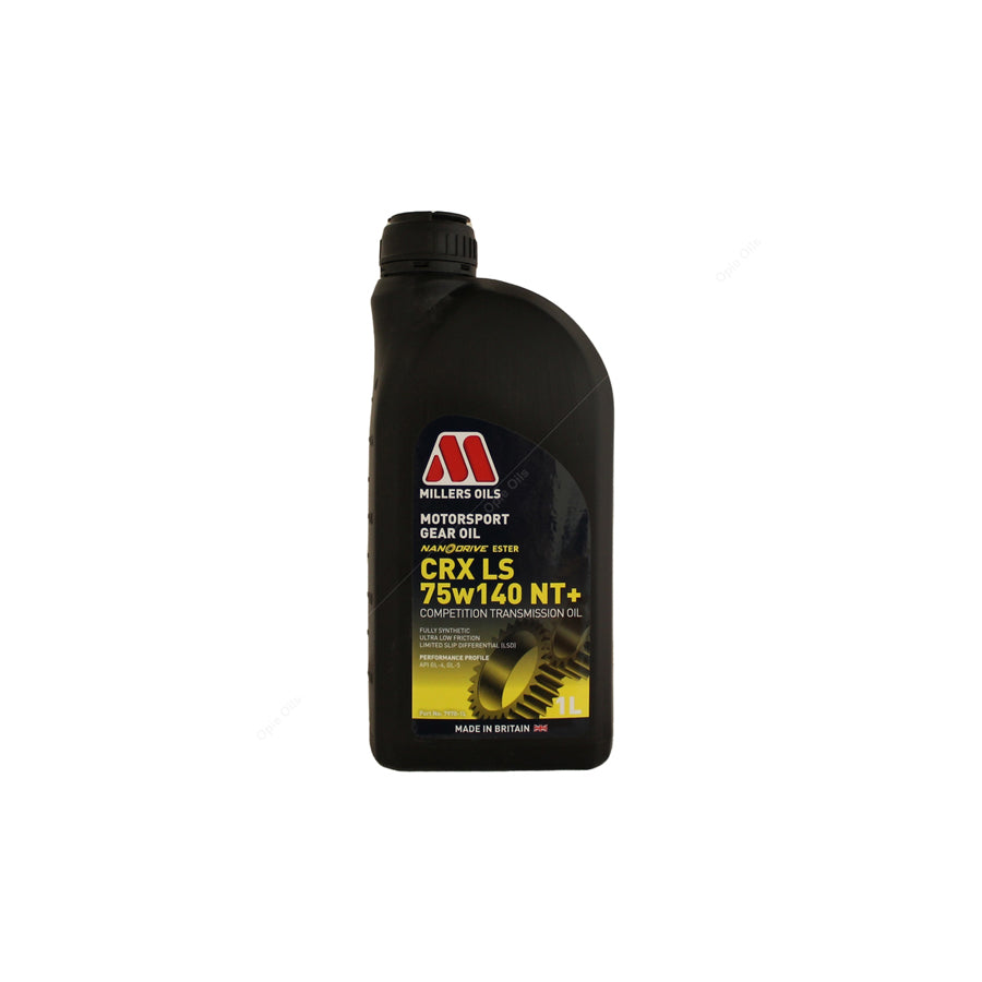 Millers Oils Motorsport CRX LS 75w-140 NT+ Fully Synthetic Transmission Oil 1l