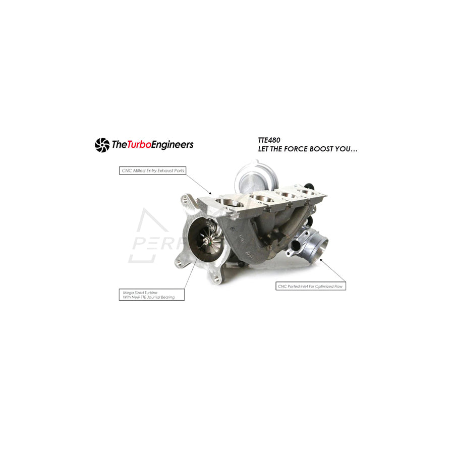 TTE VW/Audi 2.0T TFSI Turbocharger Upgrade TTE480+ EA113 (A3, TT, Beetle & Golf)