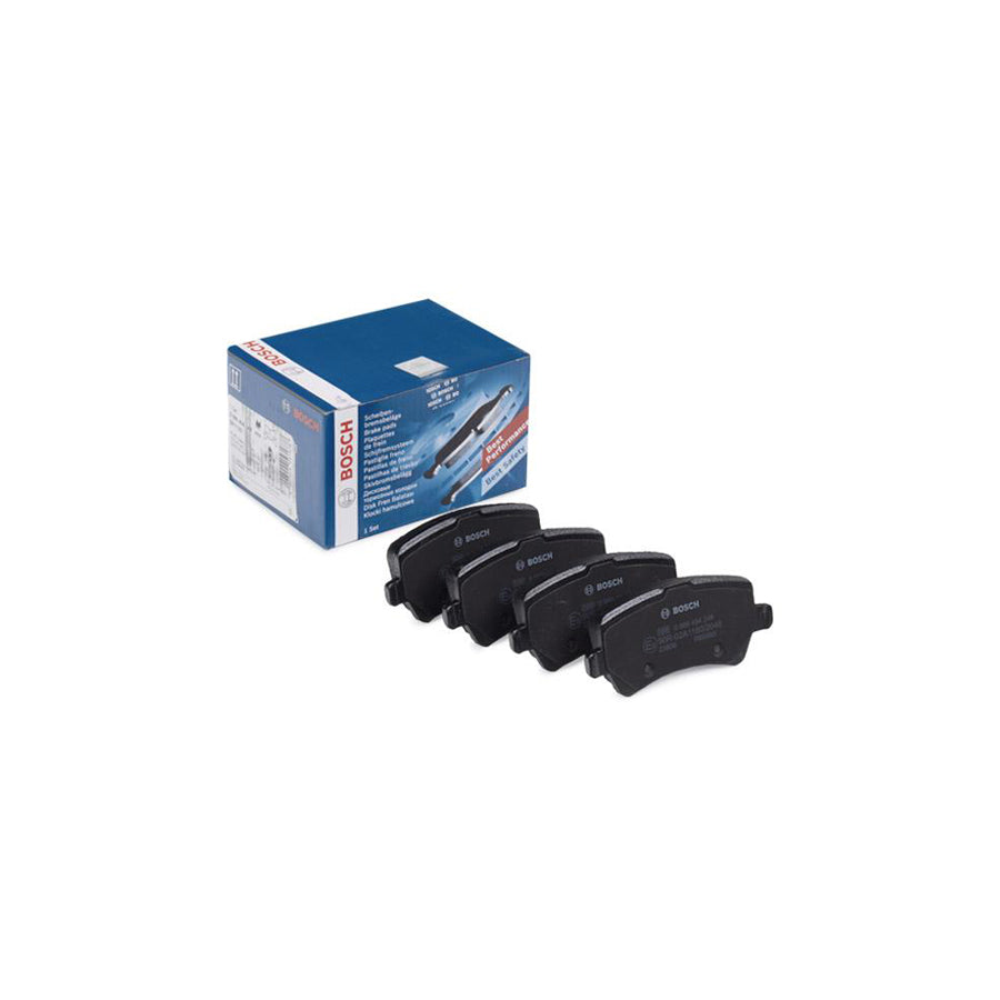 Bosch 0986494248 Brake Pad Set With Anti Squeak Plate With Mounting Manual BP1120