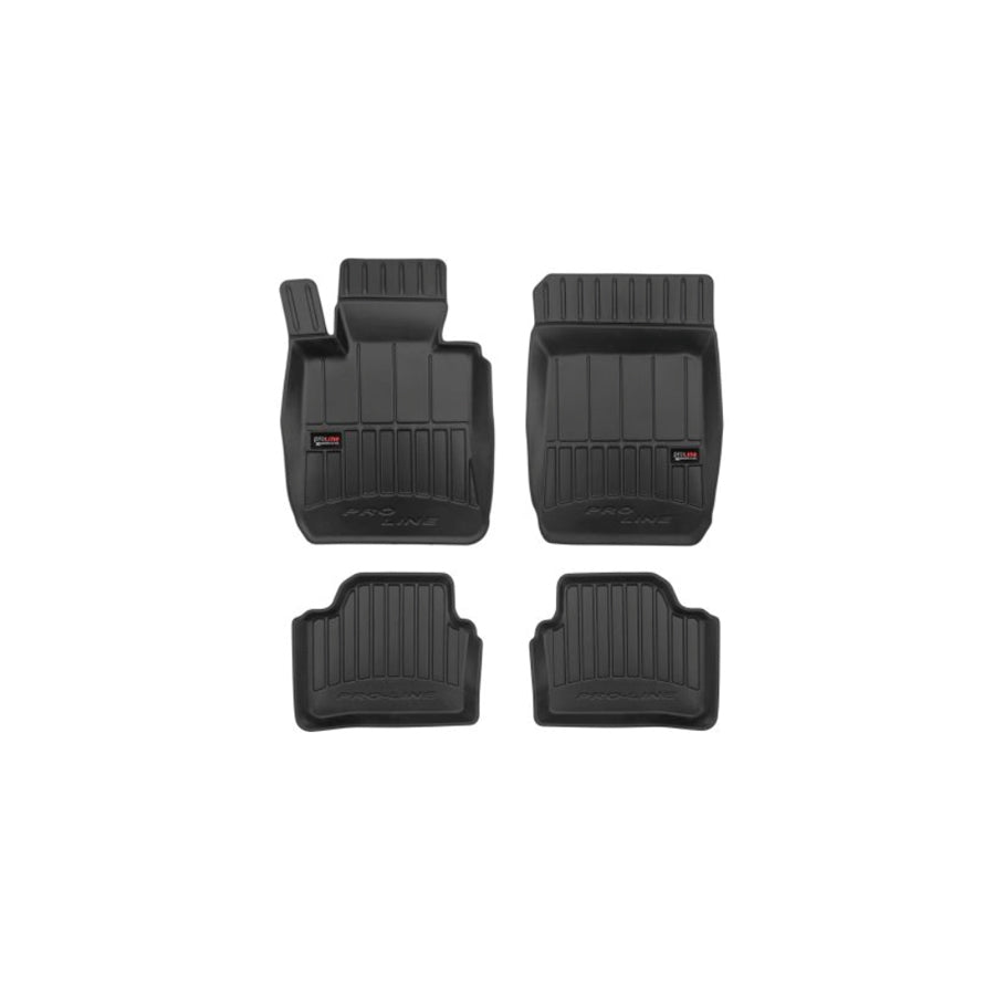 FROGUM 3D408678 Floor mat set for BMW 3 Series Elastomer, Front and Rear, Quantity: 4, Black