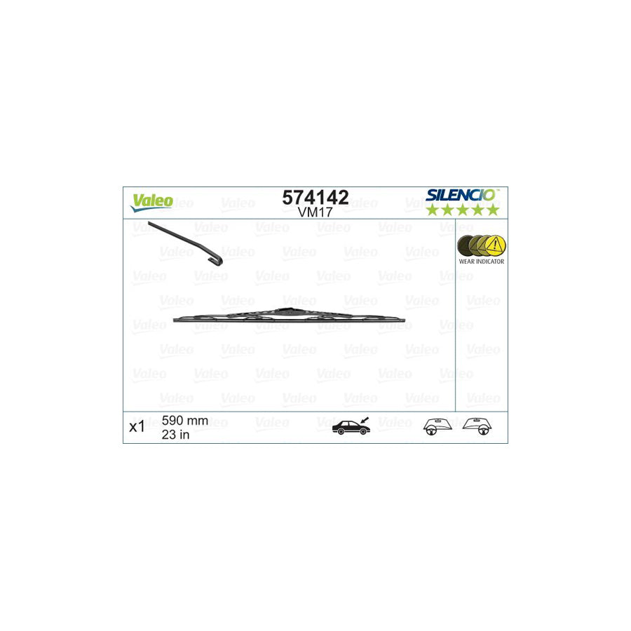 Valeo 574142 Wiper Blade | Duco Car Parts UK Car Parts