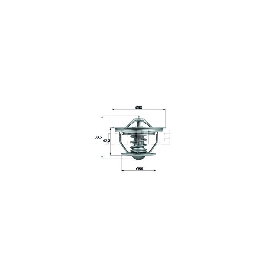 MAHLE ORIGINAL TX 57 71 Engine thermostat Opening Temperature: 71°C, without gasket / seal