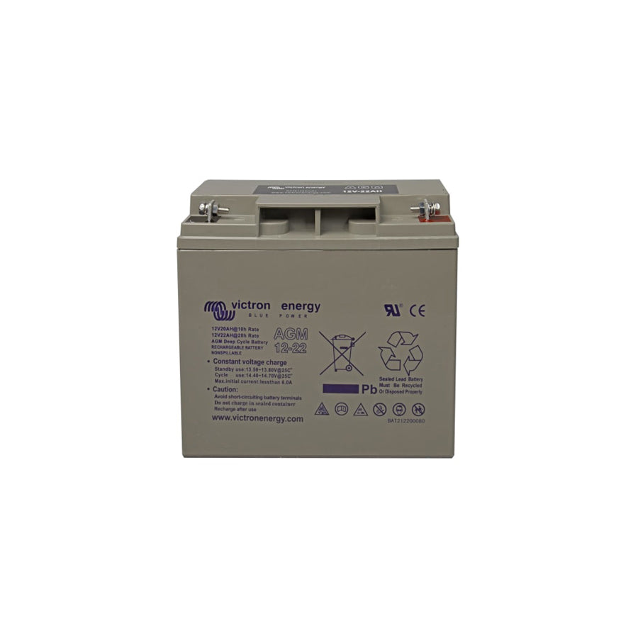 Victron Energy AGM Deep Cycle Battery 12V 22Ah - BAT212200084