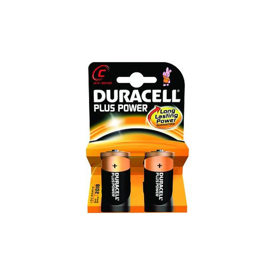 Duracell MN1400B2 (C) Plus Power (Card of 2) | Duco Car Parts UK Car Parts