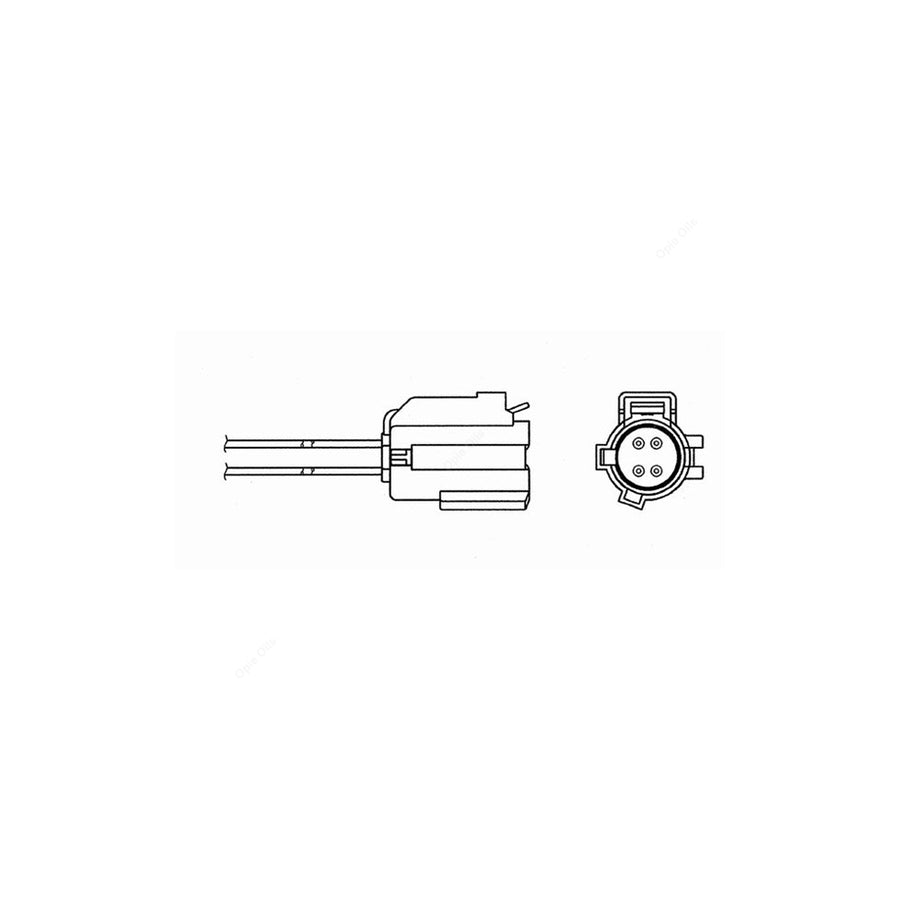 NTK Lambda Sensor / O2 Sensor (NGK 90539) - OZA694-EE2