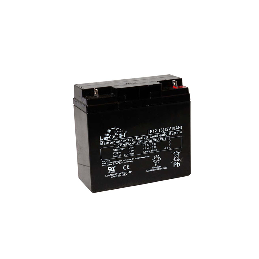 Leoch VRLA Sealed Battery 12V 18Ah (Spade)