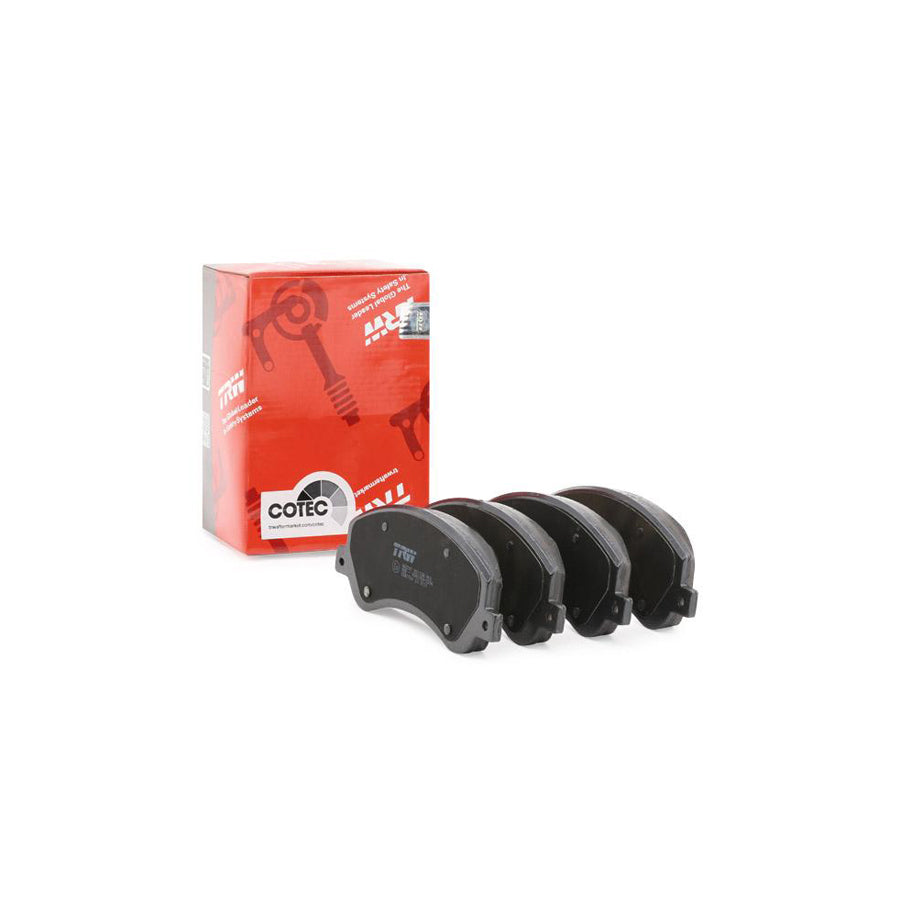 TRW Cotec Gdb1724 Brake Pad Set Incl Wear Warning Contact With Brake Caliper Screws With Accessories