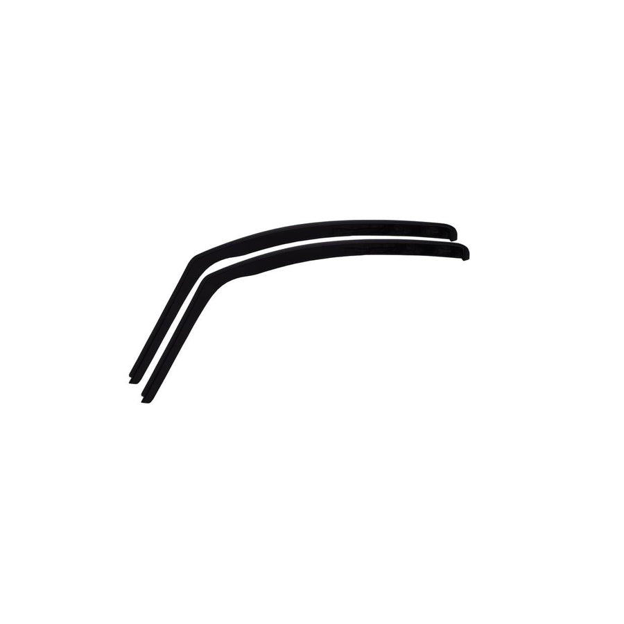 HEKO 11120 Wind deflectors for BMW 3 Series Arrow direction, Front, Vehicle Door, Smoke Grey