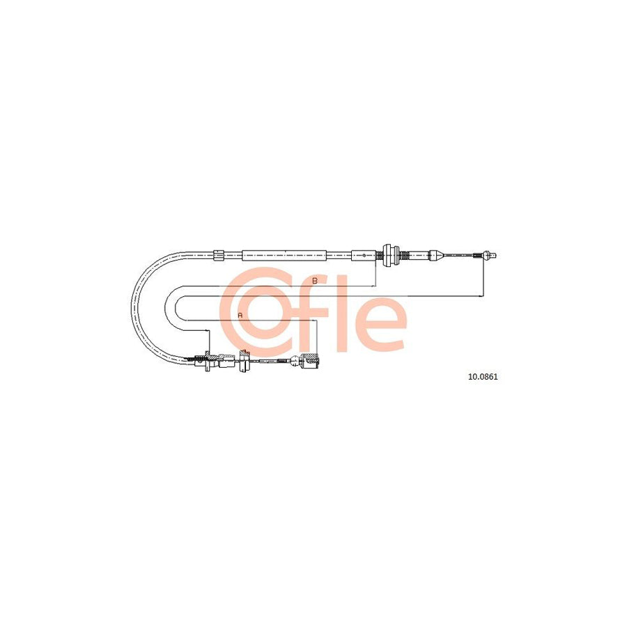 COFLE 10.0861 Throttle Cable | Duco Car Parts UK Car Parts