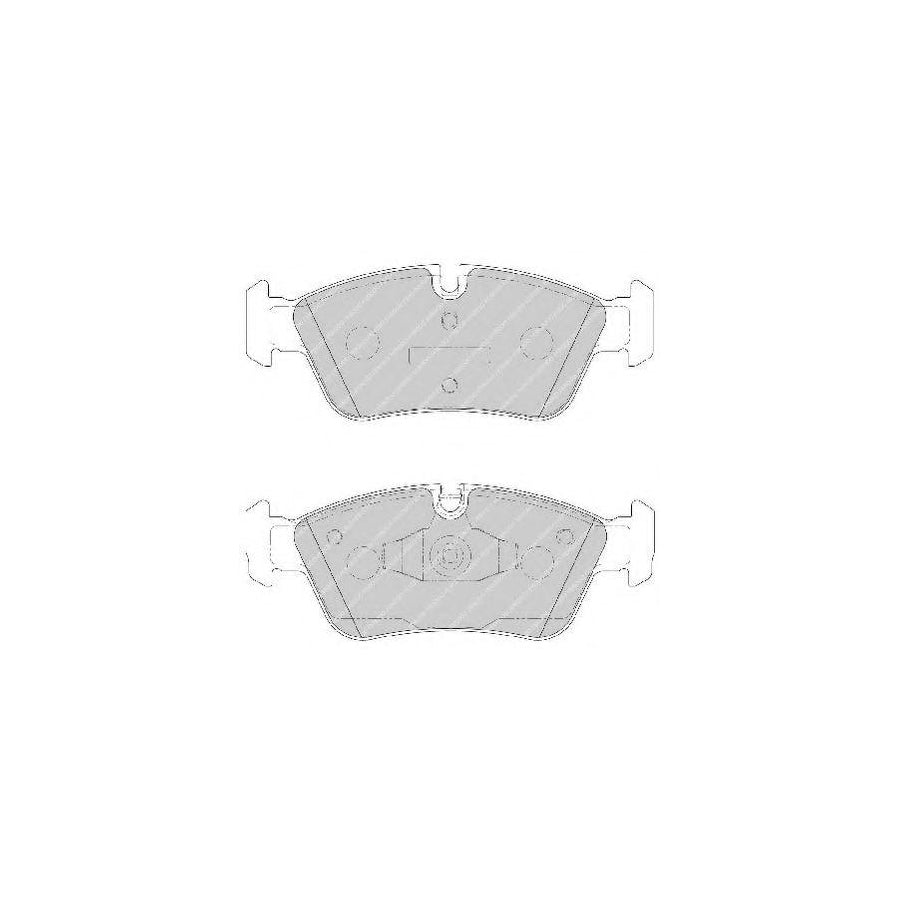 Ferodo Sl Fsl1751 Brake Pad Set Prepared For Wear Indicator With Piston Clip