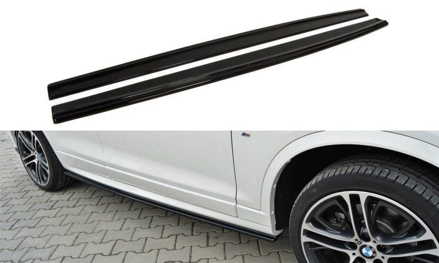 Maxton Design BM-X4-26-MPACK-SD1T Side Skirts Diffusers BMW X4 M-Pack F26 | Duco Car Parts UK Car Parts